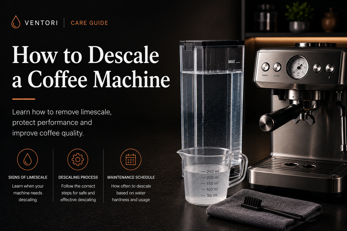 How to descale a coffee machine