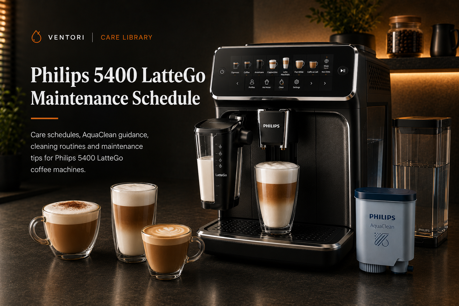 Philips 5400 LatteGo Maintenance Schedule