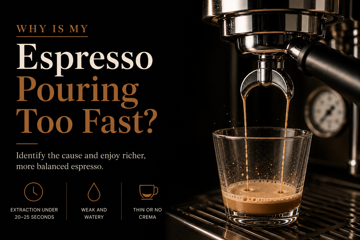 Espresso pouring too fast troubleshooting