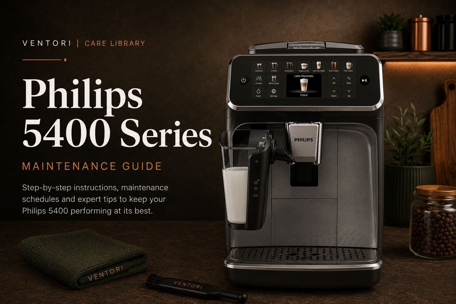 Philips 5400 Maintenance Guide | Cleaning, Descaling & AquaClean